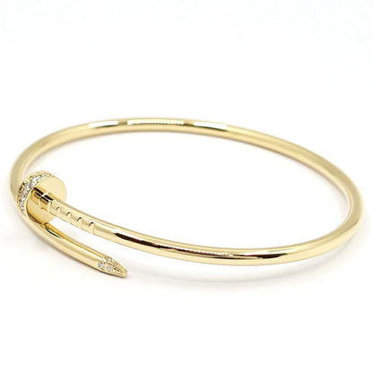 Cartier 18k Yellow Gold Juste un Clou Diamond Bracelet SM — view 5