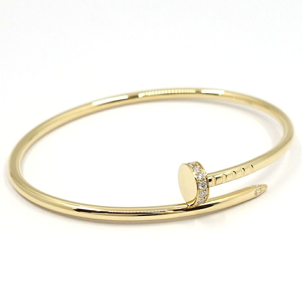 Cartier 18k Yellow Gold Juste un Clou Diamond Bracelet SM — view 4