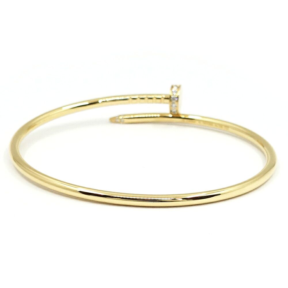 Cartier 18k Yellow Gold Juste un Clou Diamond Bracelet SM — view 7