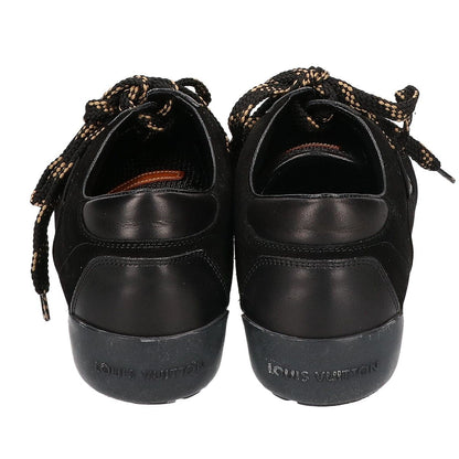 Louis Vuitton Leather Suede Mesh Low-Top Sneakers — view 3