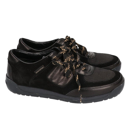Louis Vuitton Leather Suede Mesh Low-Top Sneakers — view 4