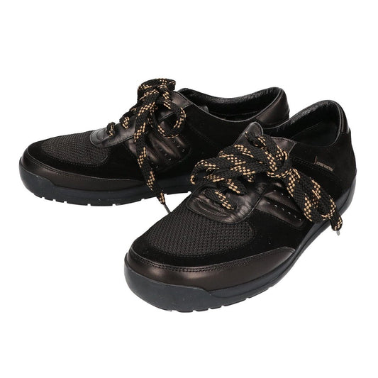 Louis Vuitton Leather Suede Mesh Low-Top Sneakers