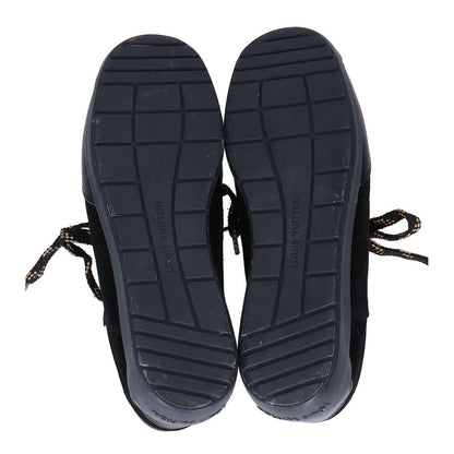 Louis Vuitton Leather Suede Mesh Low-Top Sneakers — view 6