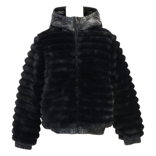 Moncler Kids Latife Faux Fur Hoodie Down Jacket 14A