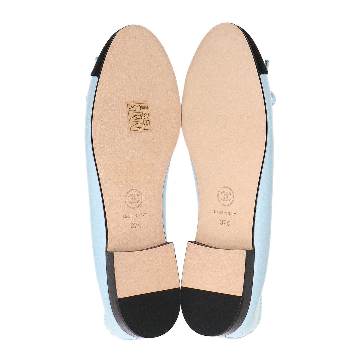 Chanel 24S CC Logo Ballerina Flat Pumps Ballet Shoes 37C — view 6