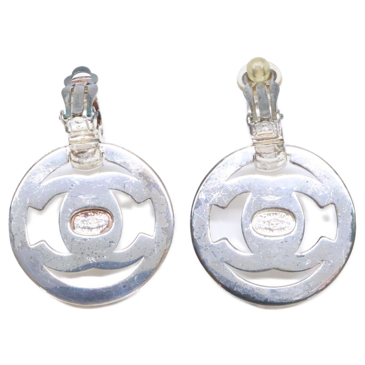 Chanel 97P Turnlock CC Logo Earrings — view 6