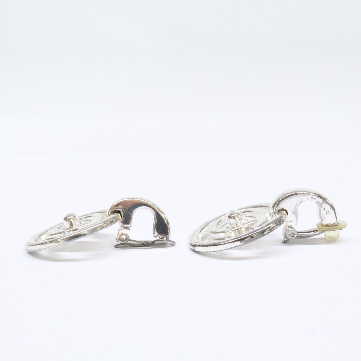 Chanel 97P Turnlock CC Logo Earrings — view 2