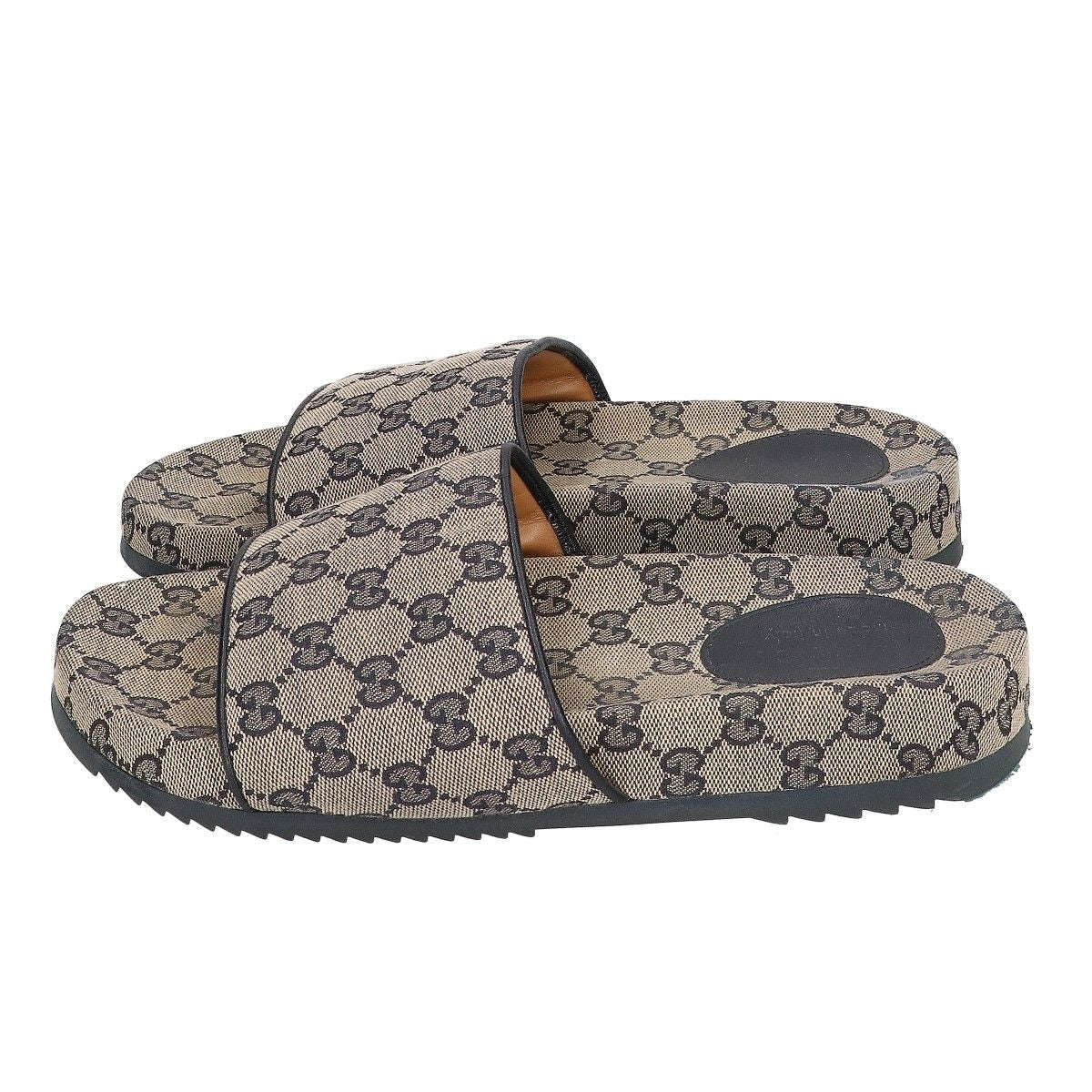 Gucci GG Canvas Slide Sandals — view 2