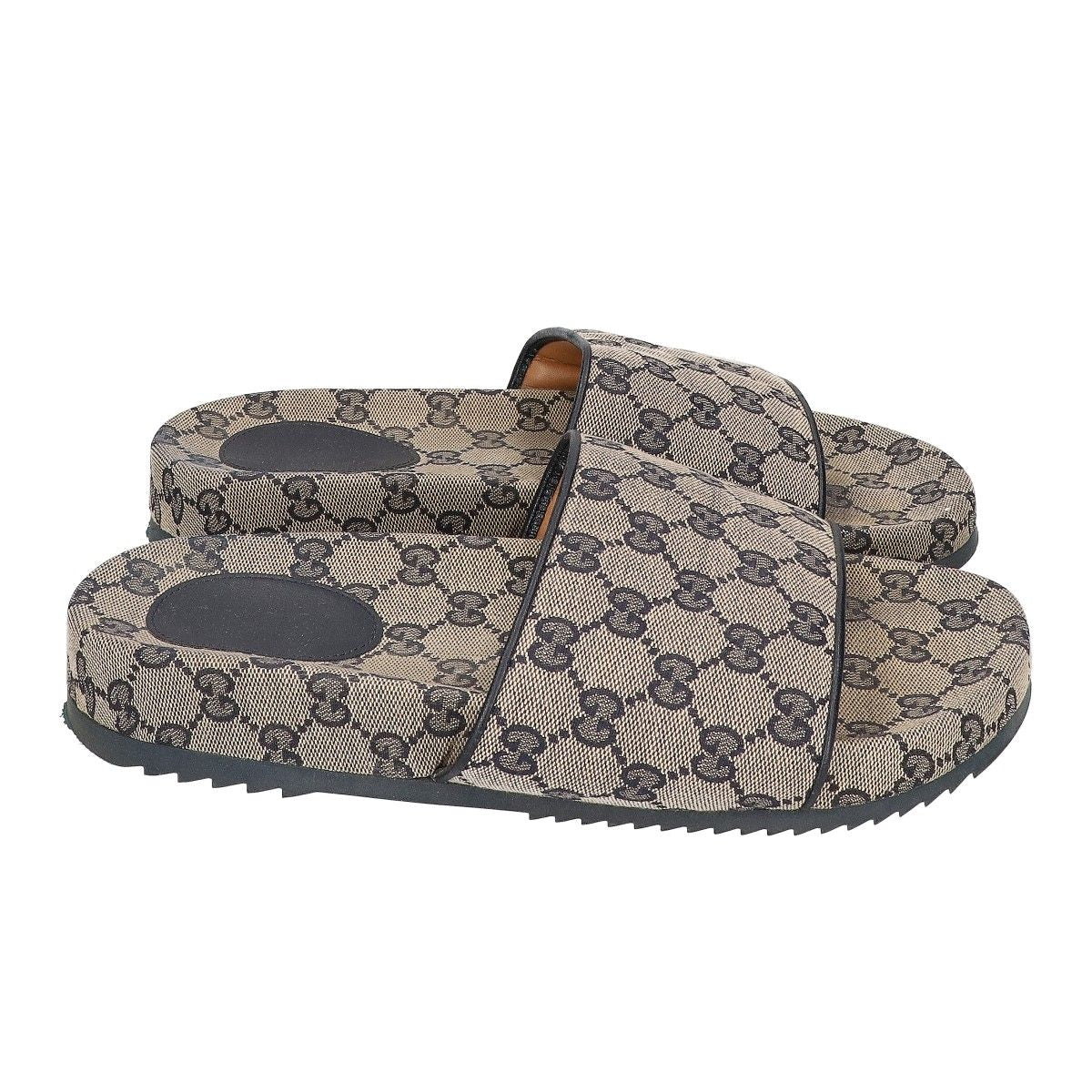 Gucci GG Canvas Slide Sandals — view 4