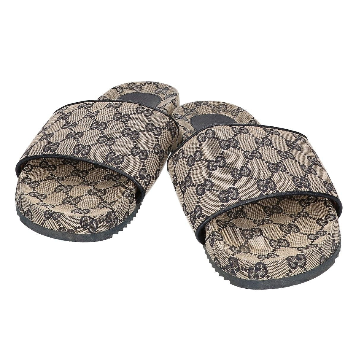 Gucci GG Canvas Slide Sandals