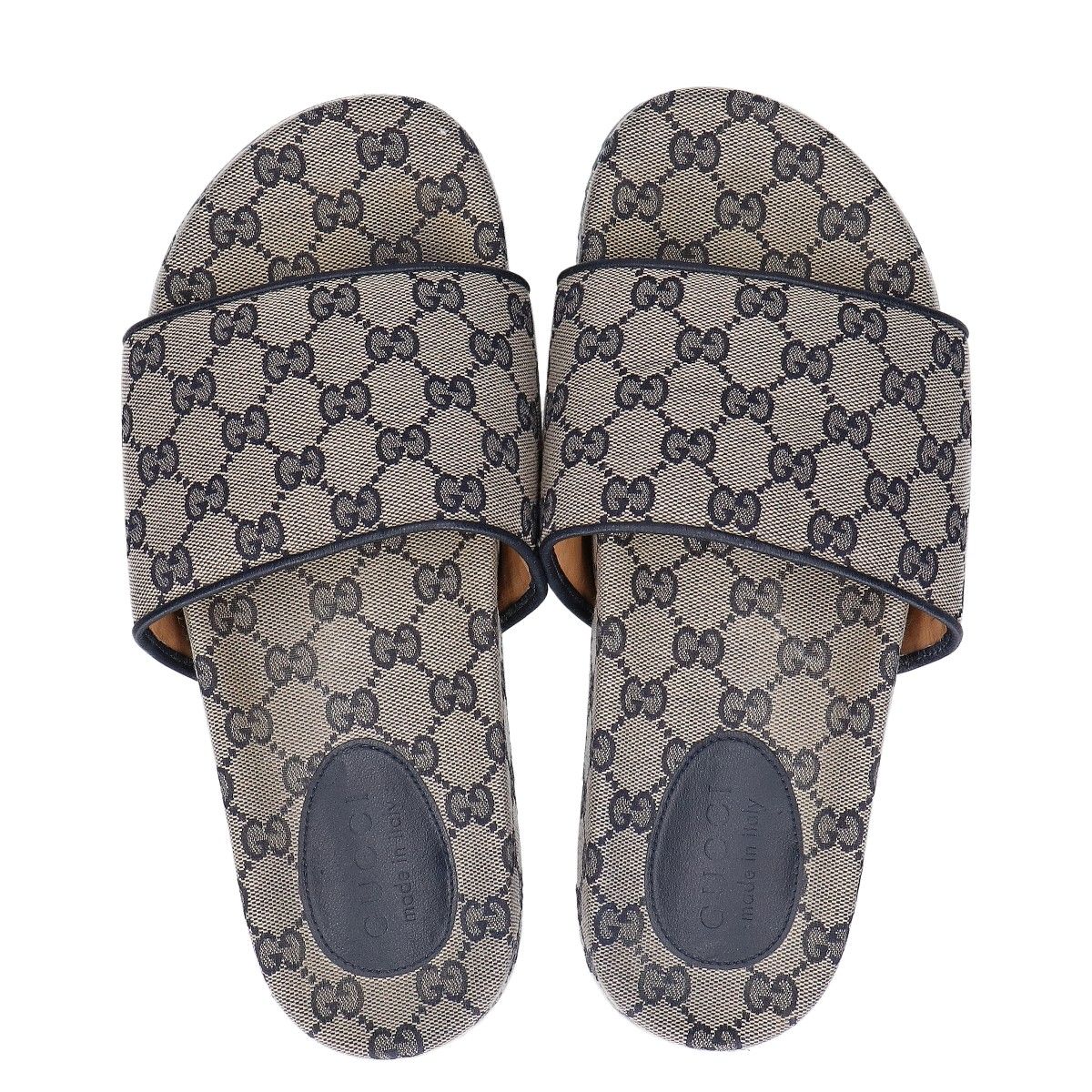 Gucci GG Canvas Slide Sandals — view 5