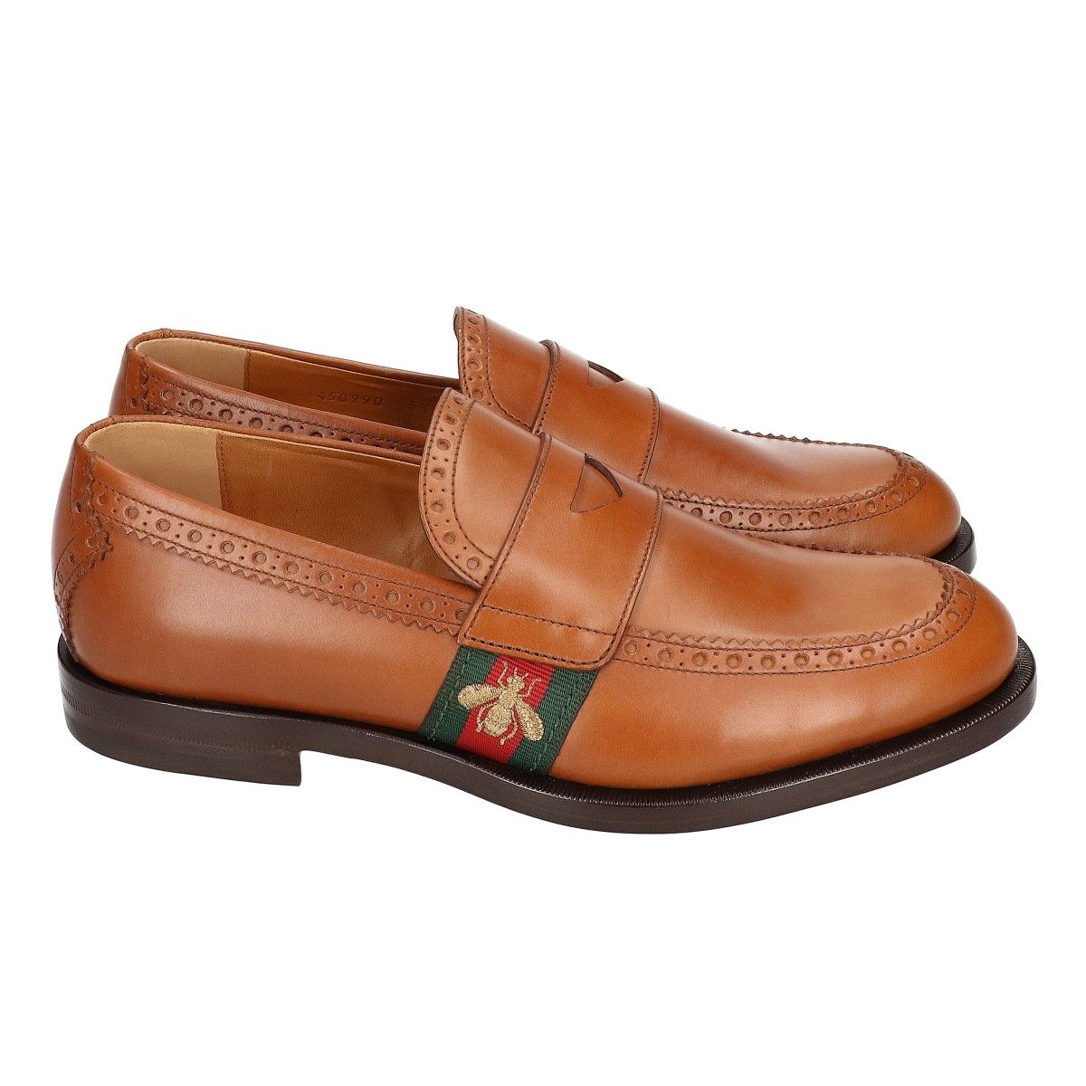 Gucci Bee Embroidery Sherry Line Coin Loafers 5.5 — view 4