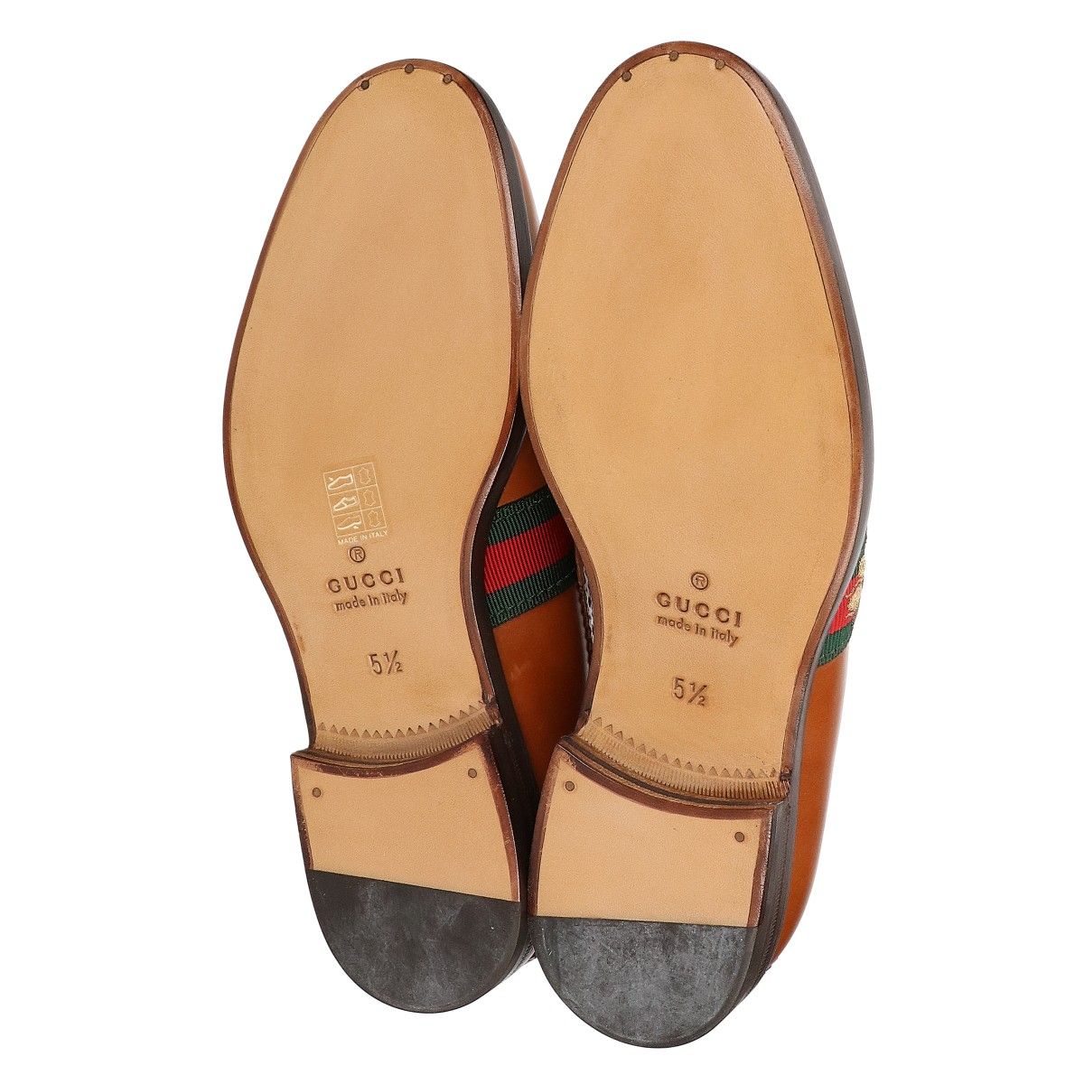 Gucci Bee Embroidery Sherry Line Coin Loafers 5.5 — view 6