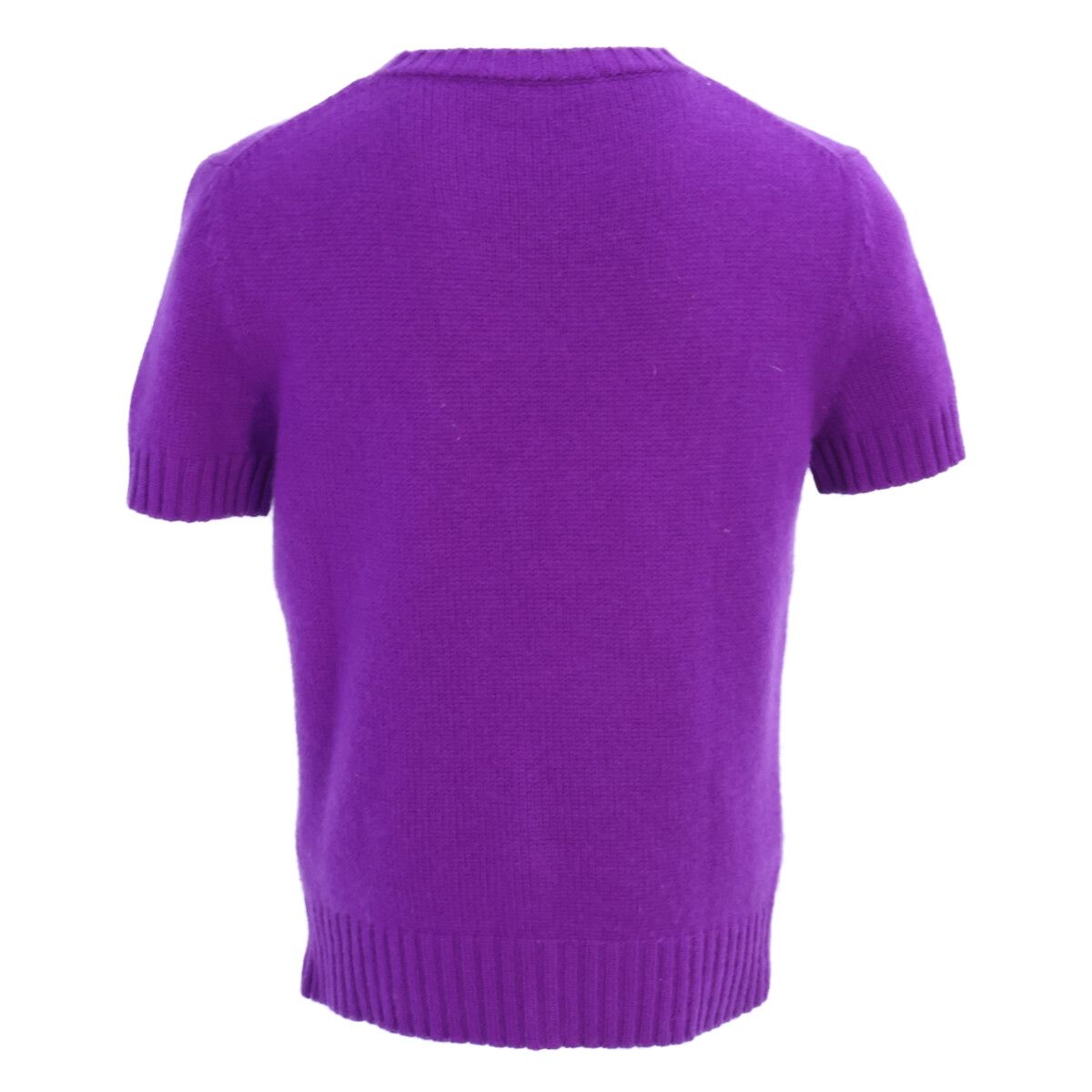 Dior Logo Cashmere Short Sleeve Knit Sweater — view 2