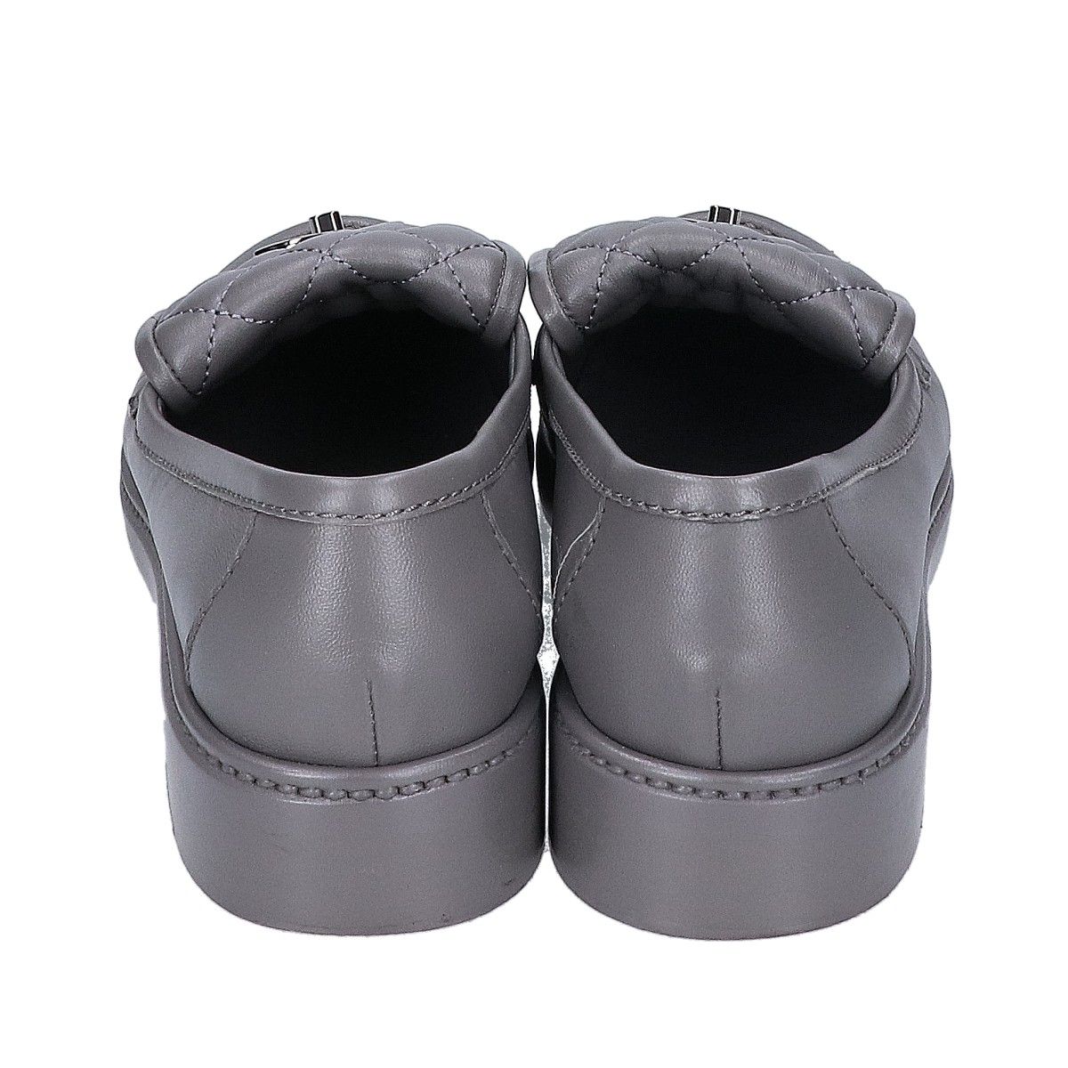 Chanel CC Logo Turnlock Quilted Loafers — view 3
