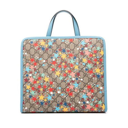 Gucci Children's GG Supreme Star Handbag Beige Multicolor Leather