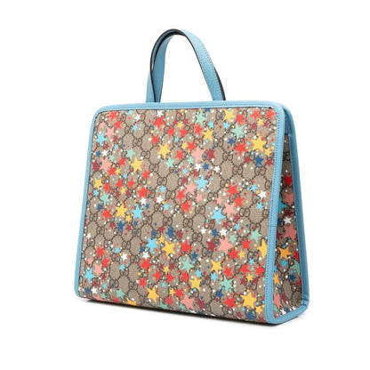 Gucci Children's GG Supreme Star Handbag Beige Multicolor Leather — view 2
