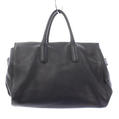 Max Mara Tote Bag Leather Navy — view 2