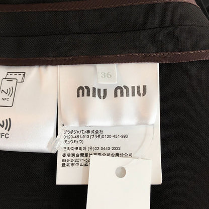 Miu Miu Mohair Jacket Brown 36 — view 6