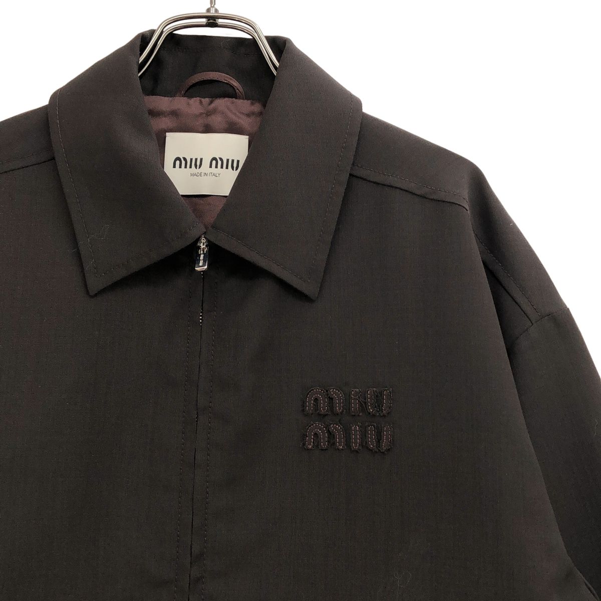 Miu Miu Mohair Jacket Brown 36 — view 2