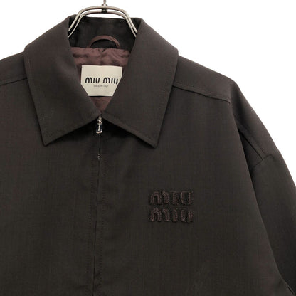 Miu Miu Mohair Jacket Brown 36 — view 2