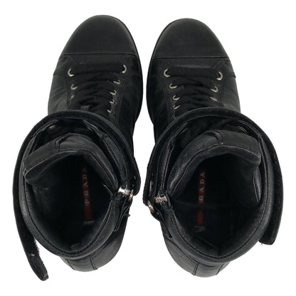 Prada Sport High Top Sneakers Black — view 4