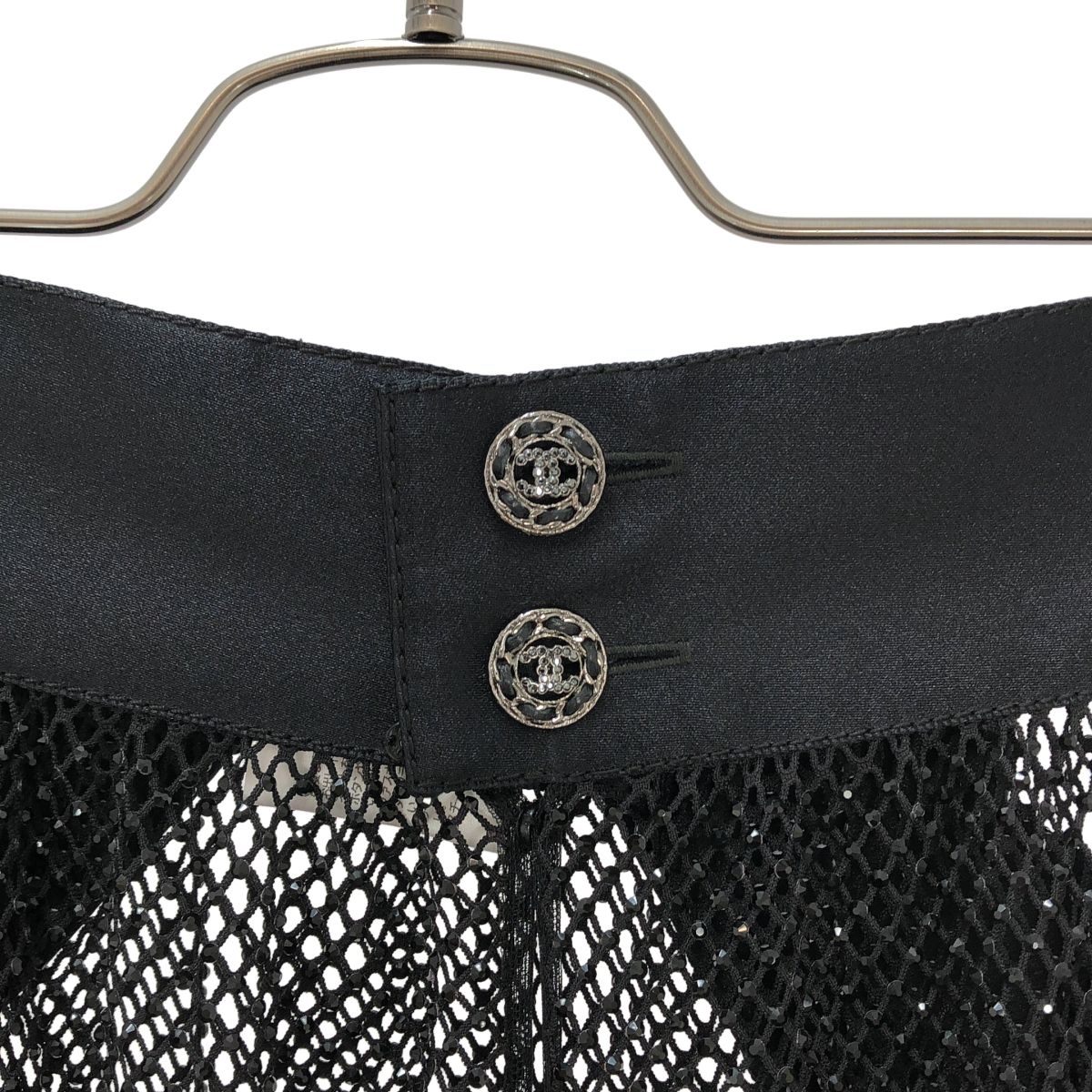 Chanel Mesh Skirt Black 34 — view 5