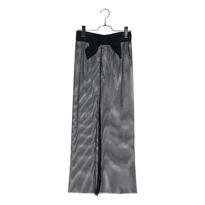 Chanel Mesh Skirt Black 34