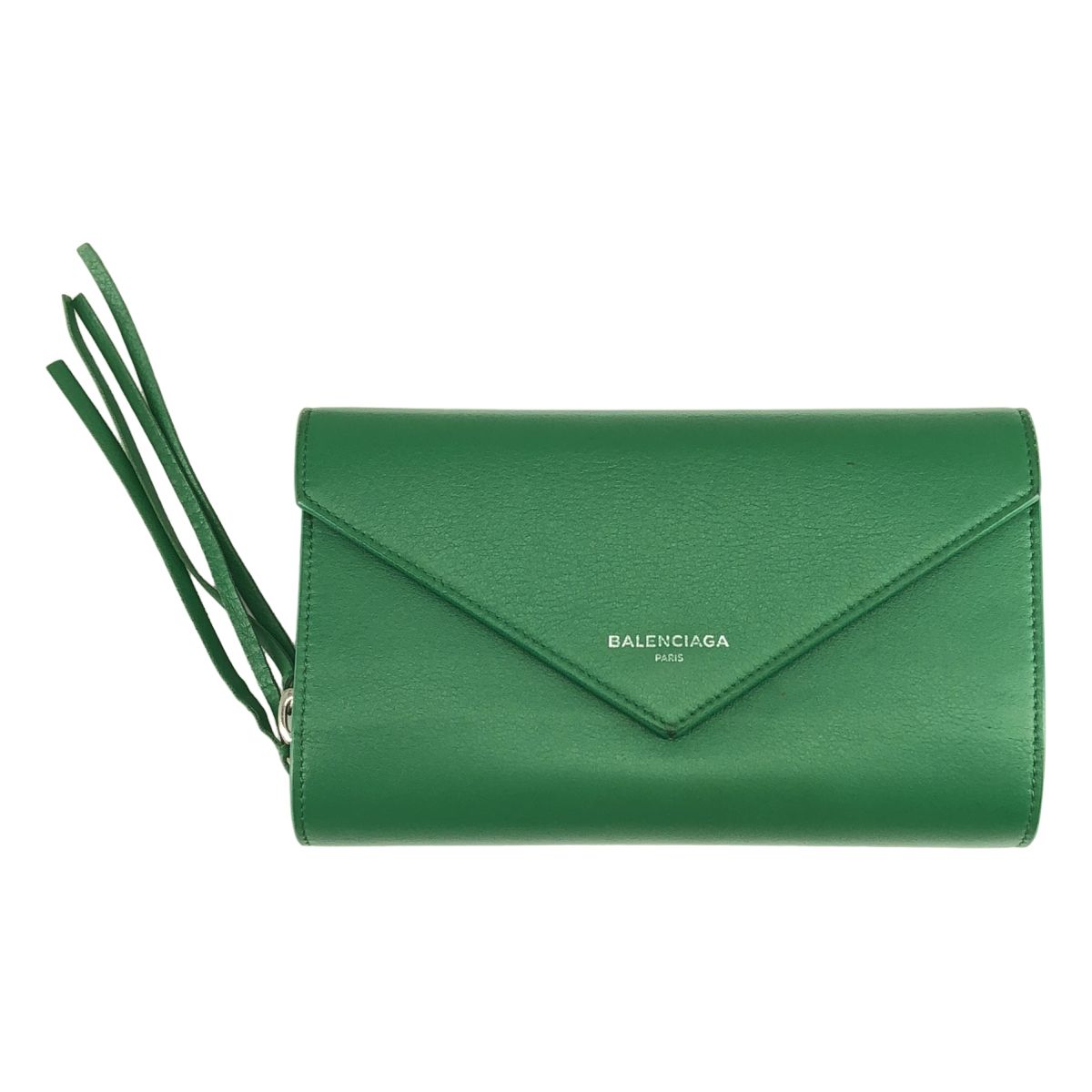 Balenciaga Papier ZA Money Wallet Green