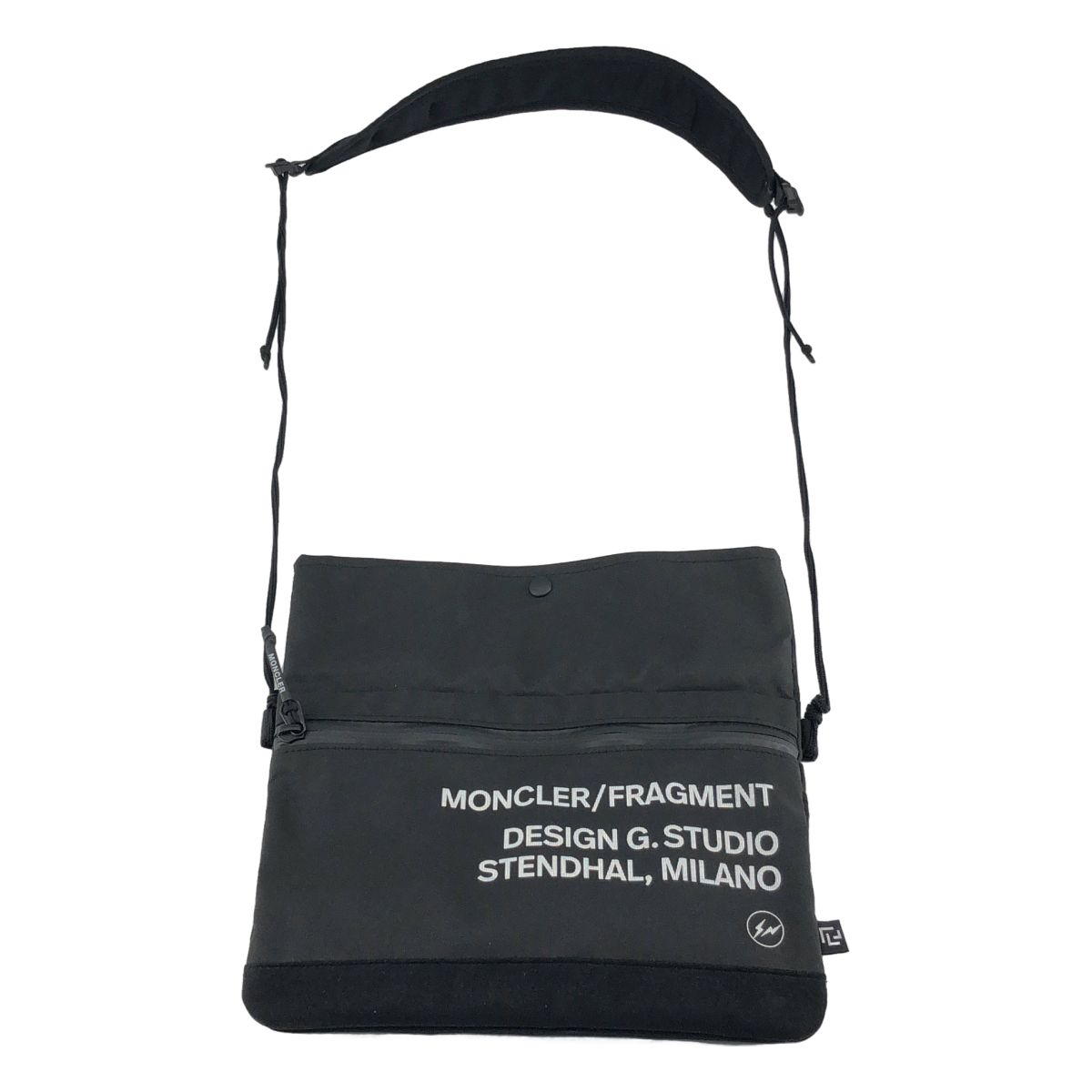 Moncler Fragment Crossbody Shoulder Bag Black