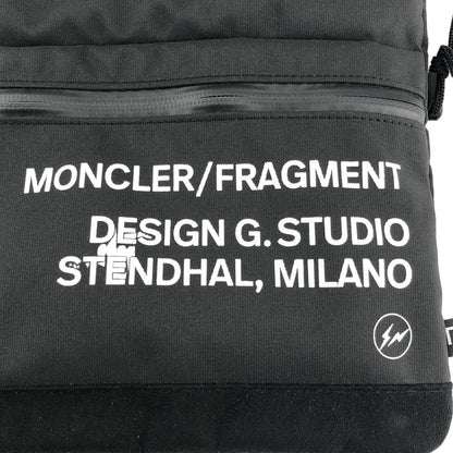 Moncler Fragment Crossbody Shoulder Bag Black — view 7