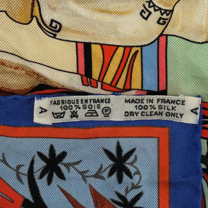 Hermes Carre 90 Kachinas Silk Scarf Multicolor — view 3
