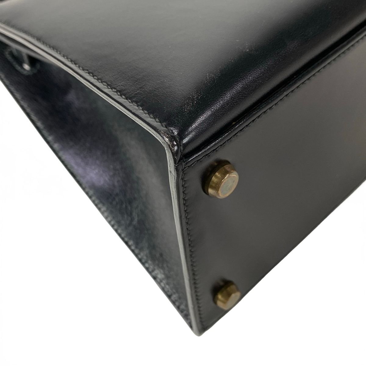 Hermes Handbag Kelly 28 Black Gold — view 8