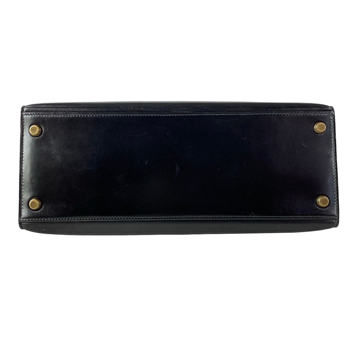 Hermes Handbag Kelly 28 Black Gold — view 5