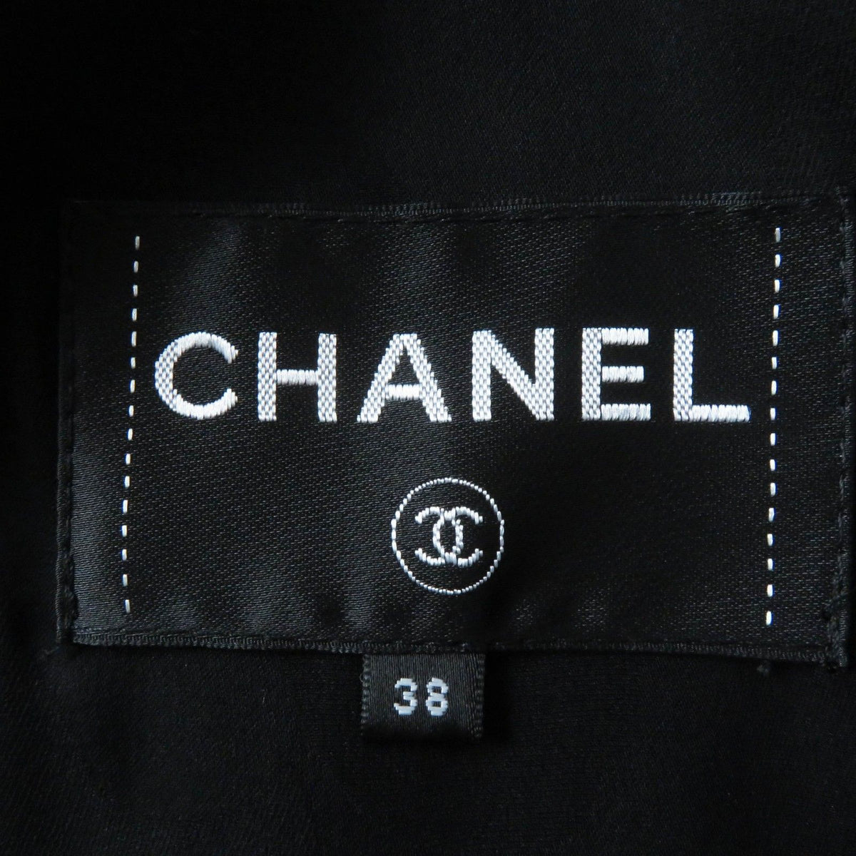 Chanel 22B Silk Blend Coco Buttons Tweed Switch Coat Black Pink French 38 — view 7
