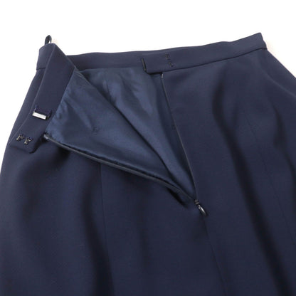 Chanel Vintage 96P CC Logo Button Jacket Skirt Set Navy 38 — view 7