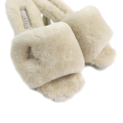 Prada Sheepfur with Sandals Beige — view 8