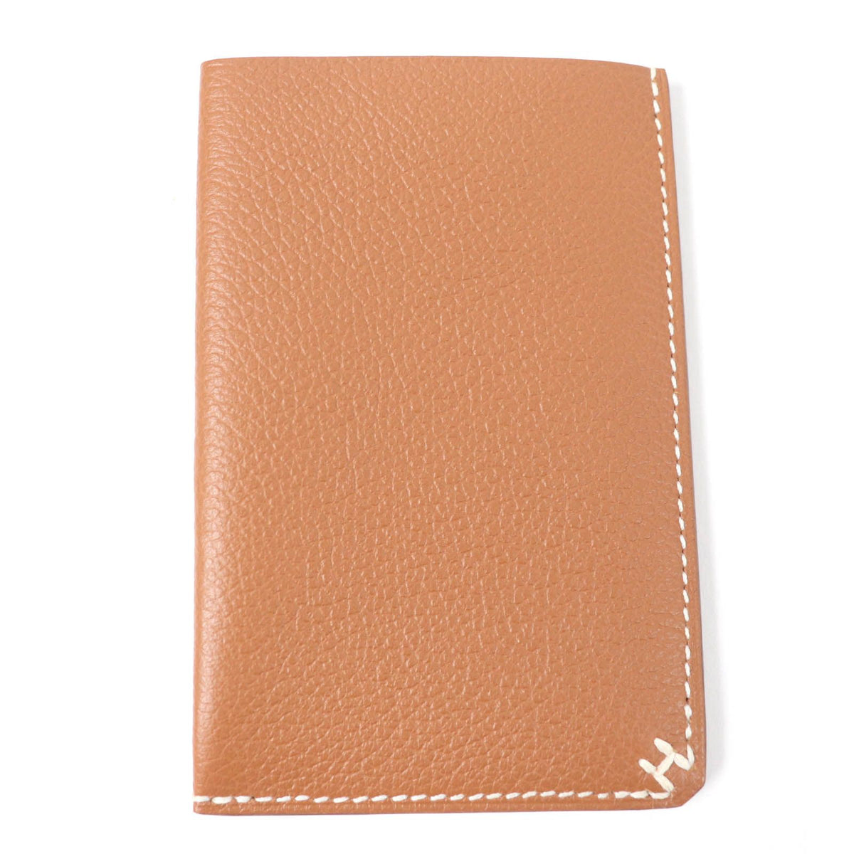 Hermes H Sellier Gold Veau Evercolor Card Case — view 3