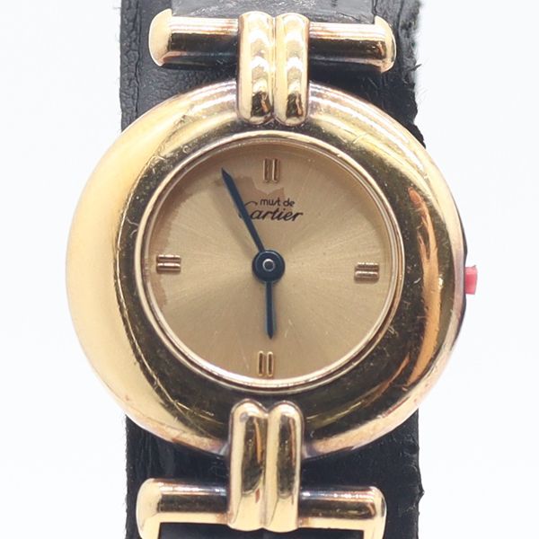 Cartier Must Colisee Gold Dial Watch