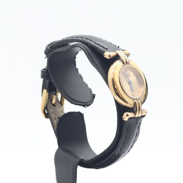 Cartier Must Colisee Gold Dial Watch — view 2
