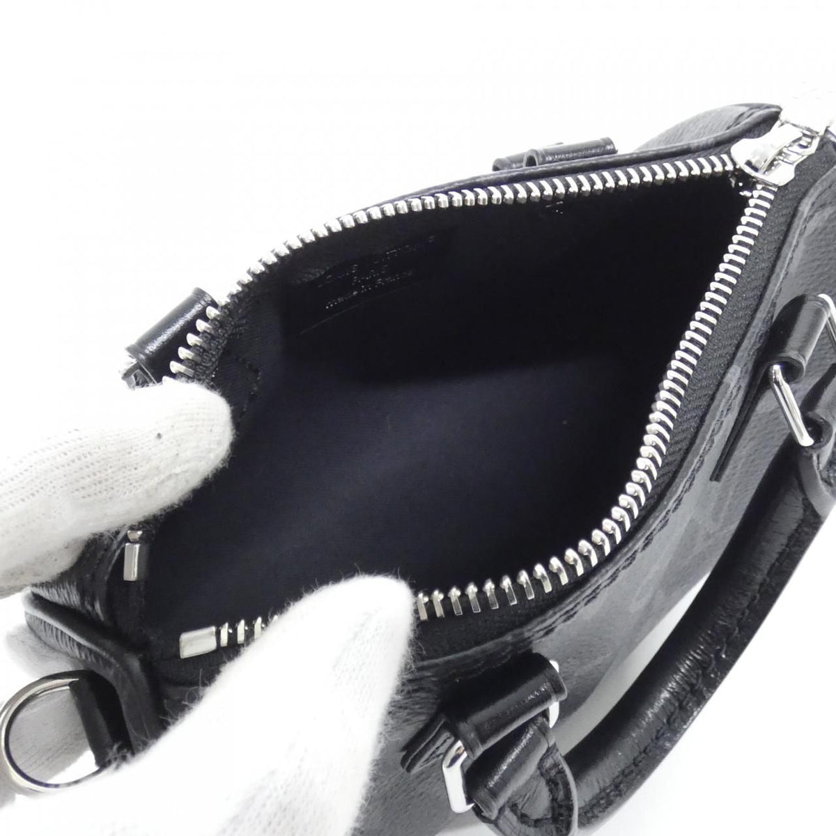 Louis Vuitton Monogram Eclipse Nano Speedy Bag — view 7