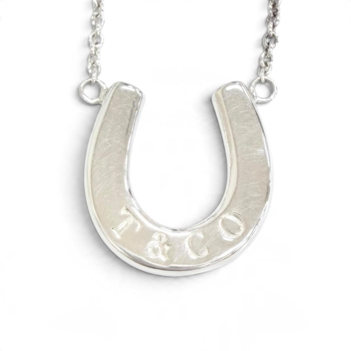 Tiffany & Co 925 Horseshoe Pendant Silver