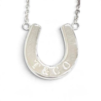 Tiffany & Co 925 Horseshoe Pendant Silver