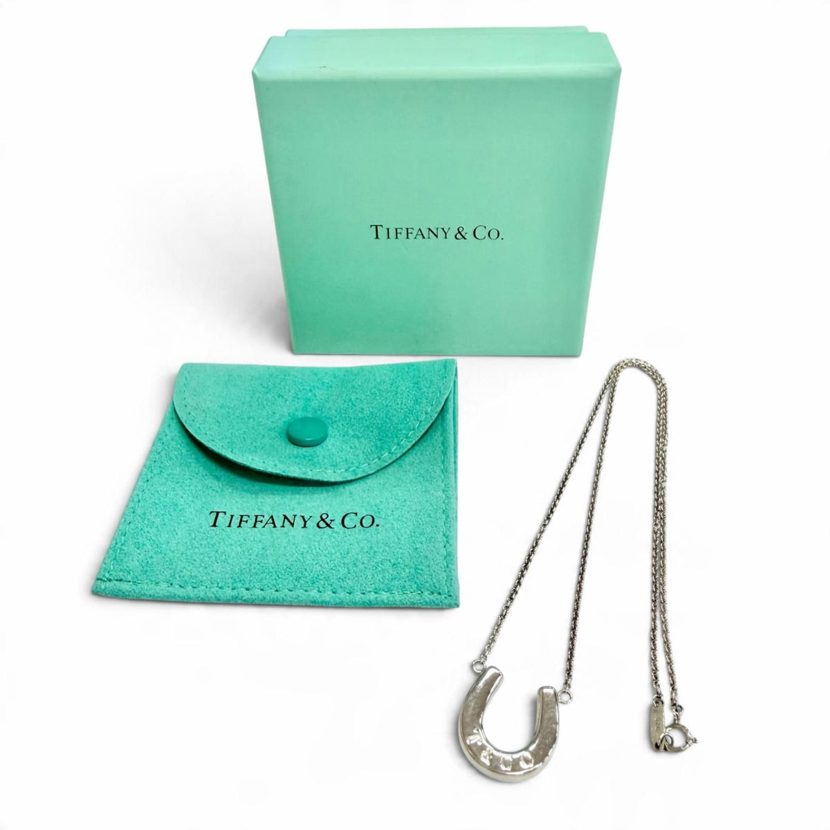 Tiffany & Co 925 Horseshoe Pendant Silver — view 2