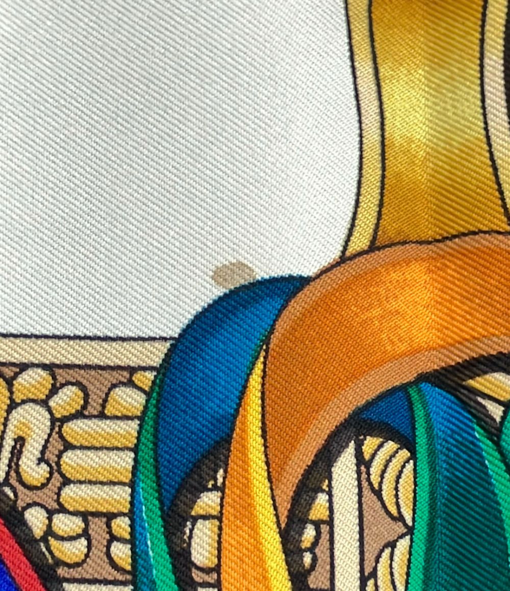 Hermes Scarf Carre 90 Silk 100% Horse Ribbon — view 6