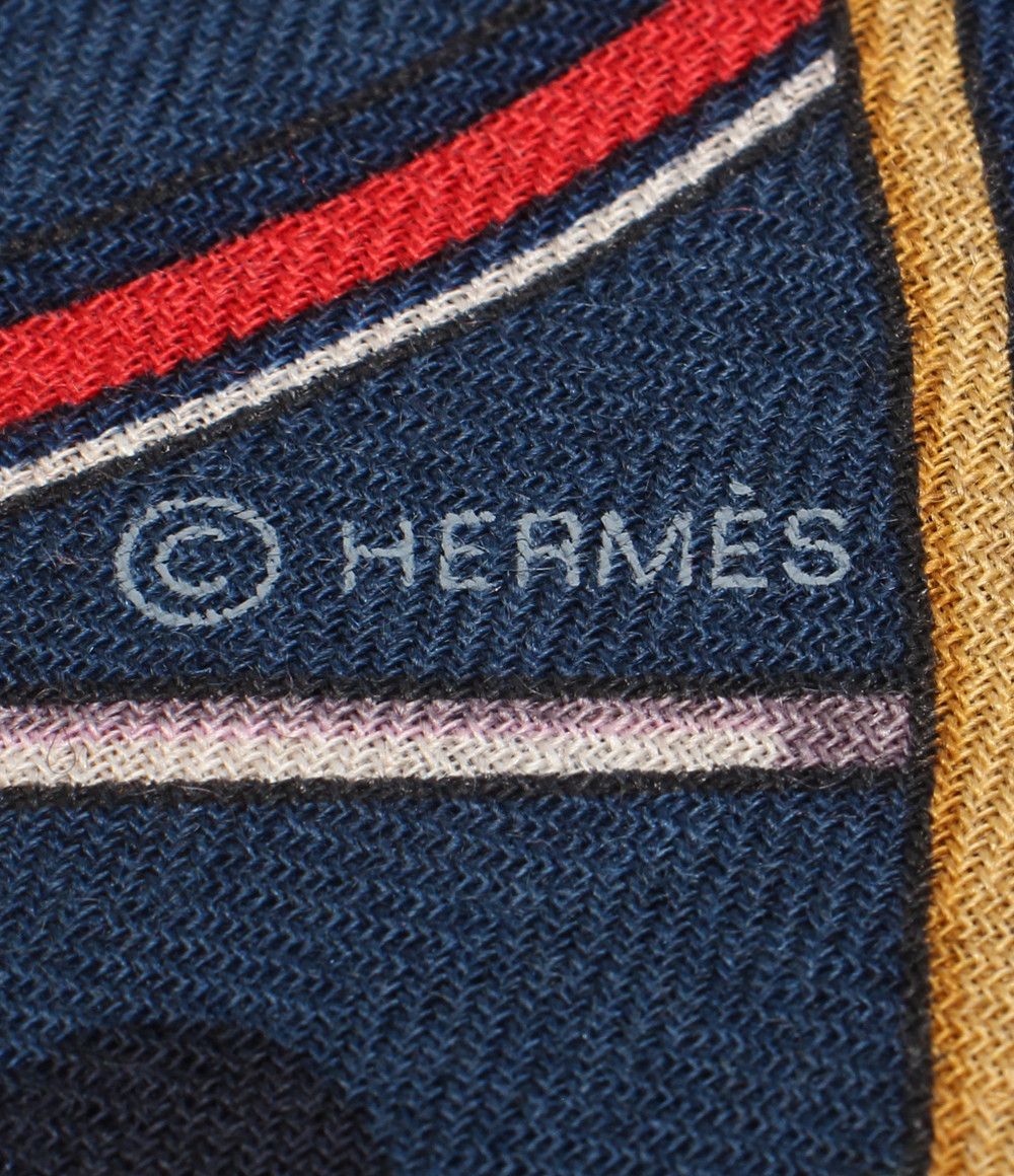 Hermes Large Shawl Scarf Voitures en Equilibre Elaborate Carriage — view 6