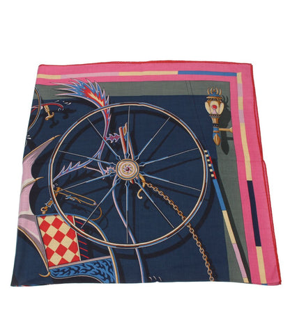 Hermes Large Shawl Scarf Voitures en Equilibre Elaborate Carriage — view 2