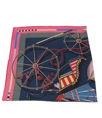 Hermes Large Shawl Scarf Voitures en Equilibre Elaborate Carriage — view 3