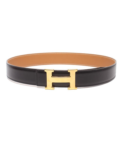 Hermes Belt Gold H Buckle Reversible Constance