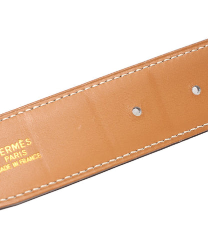 Hermes Belt Gold H Buckle Reversible Constance — view 8